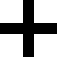 Schwarzes Pluszeichen
